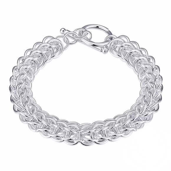 Jewelry - Classic 925 Sterling Silver Plated Bracelet